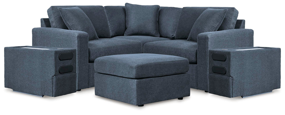 Modmax 5-Piece Sectional with Audio Console and Ottoman