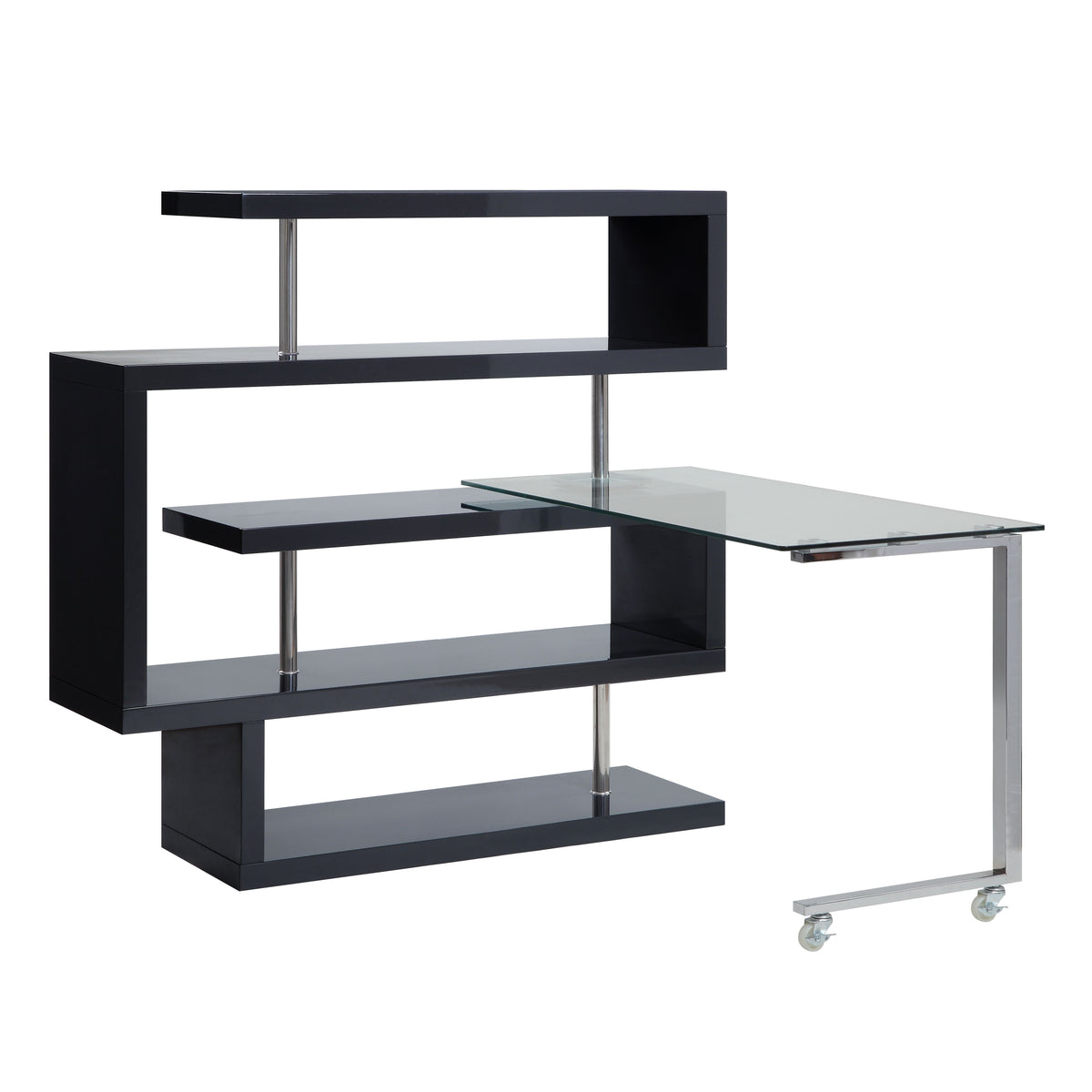 Buck II Writing Desk w/BookShelf
