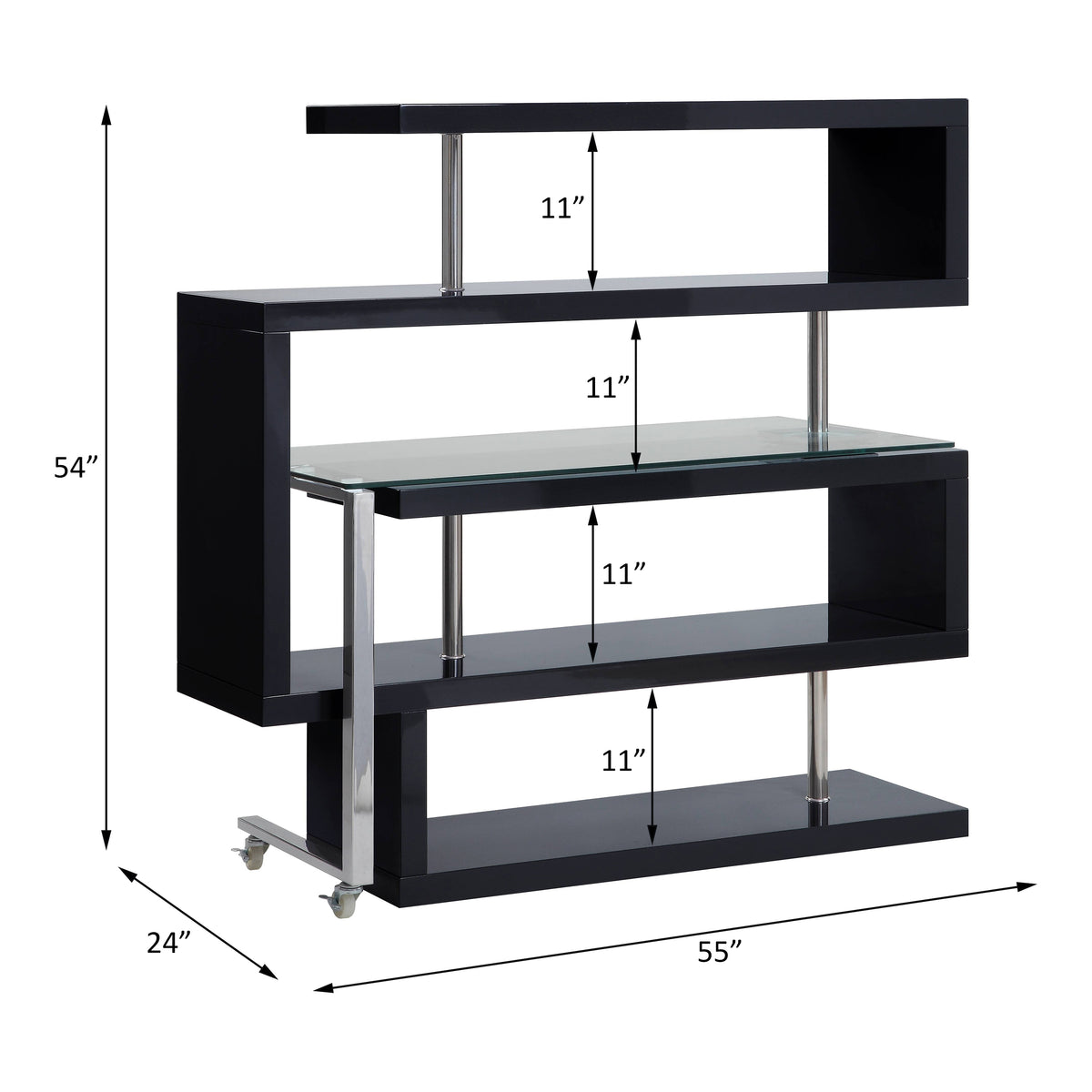 Buck II Writing Desk w/BookShelf