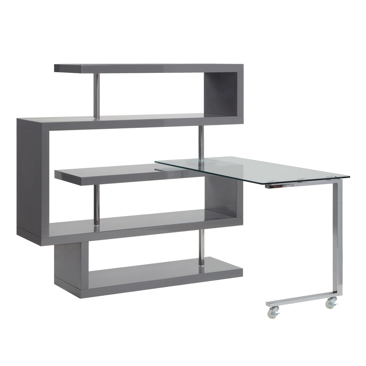 Buck II Writing Desk w/BookShelf
