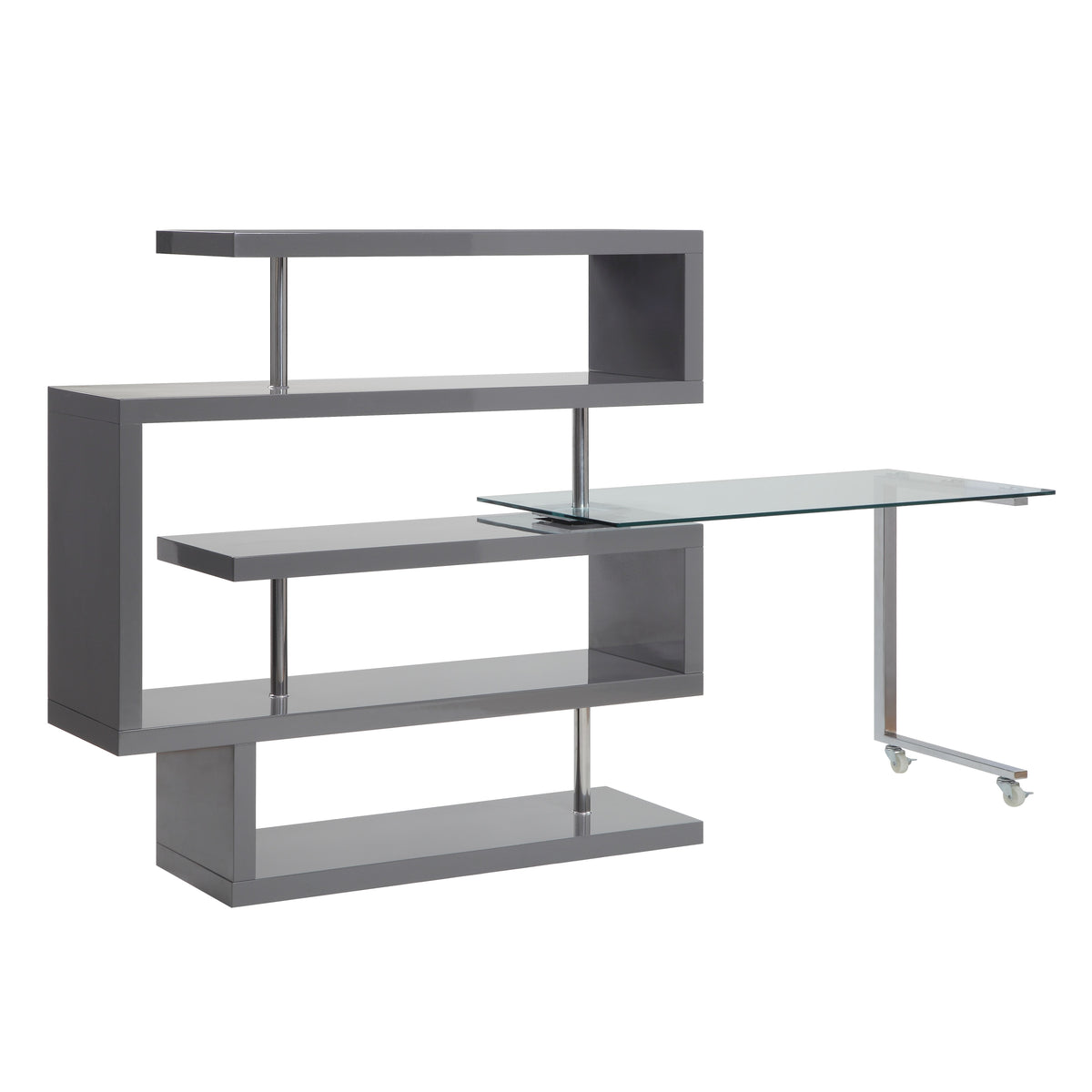 Buck II Writing Desk w/BookShelf
