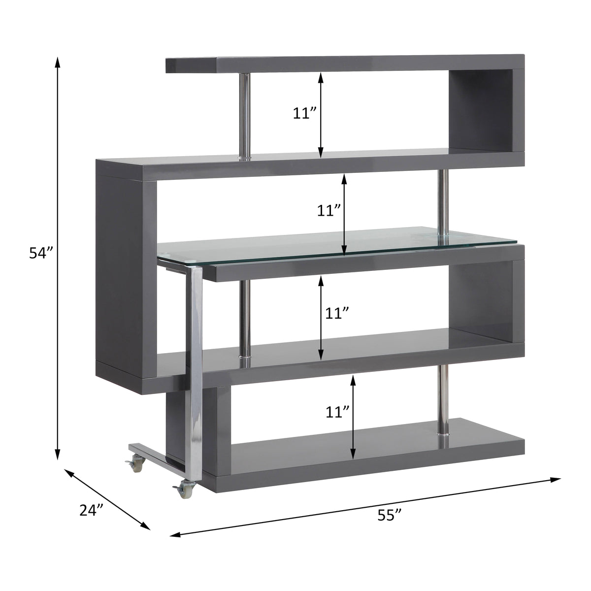 Buck II Writing Desk w/BookShelf