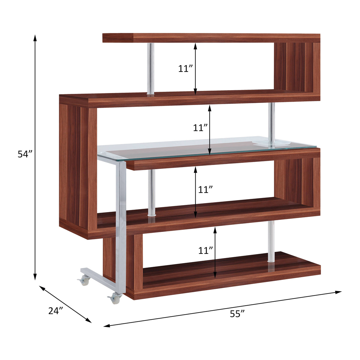Buck II Writing Desk w/BookShelf