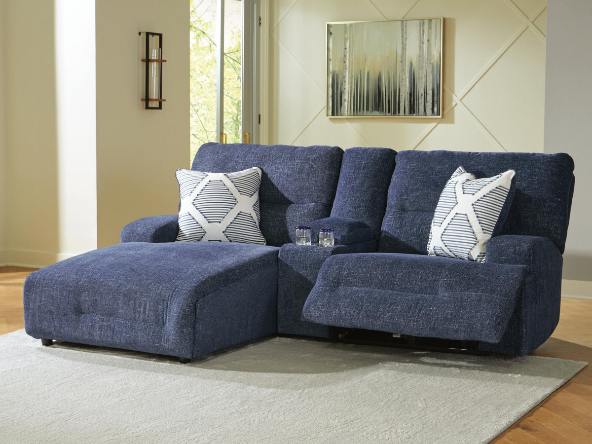 Acklen Place 3-Piece Power Reclining Sectional Sofa with Chaise