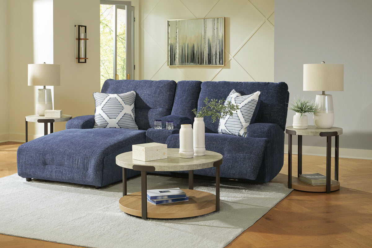 Acklen Place 3-Piece Power Reclining Sectional Sofa with Chaise