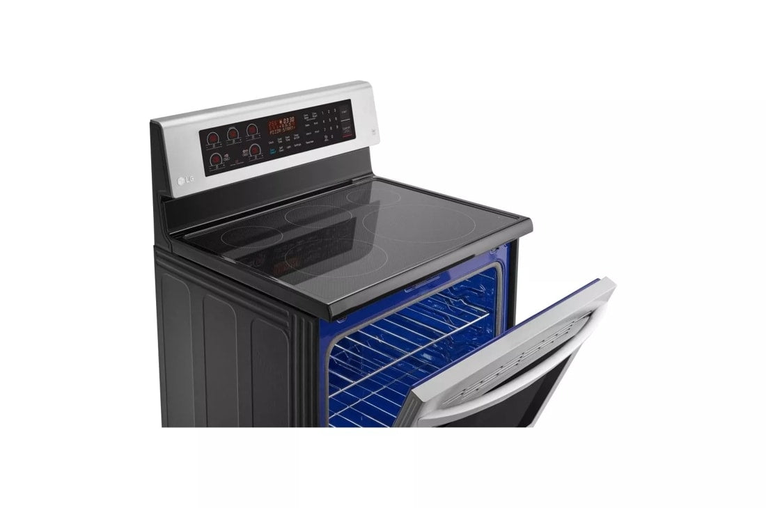 Cafe CGS750P2MS1 - CAFÉ™ 30" Smart Slide-In, Front-Control, Gas Double-Oven Range with Convection