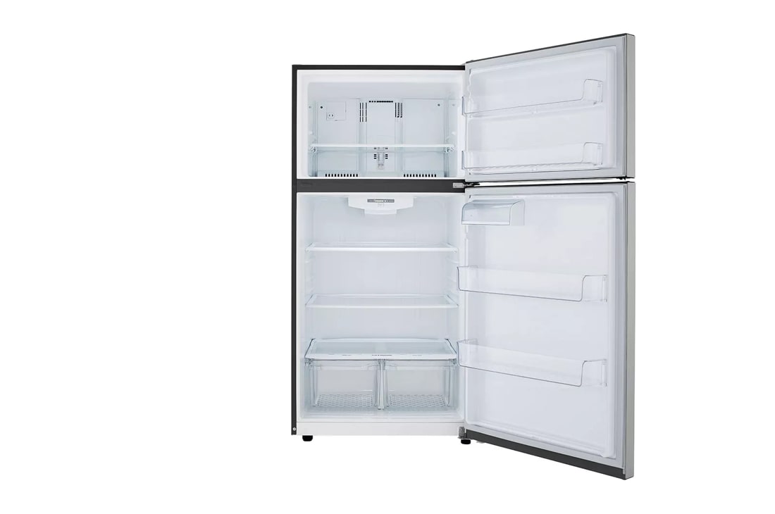 LG LHTNS2403S - 24 cu. ft. Top Freezer Refrigerator with Multi-Air Flow and Reversible Door in Stainless Steel