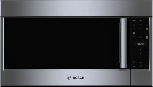 Bosch HMV5053U - 500 Series, Over-The-Range Microwave, 30'', Left SideOpening Door, Stainless Steel