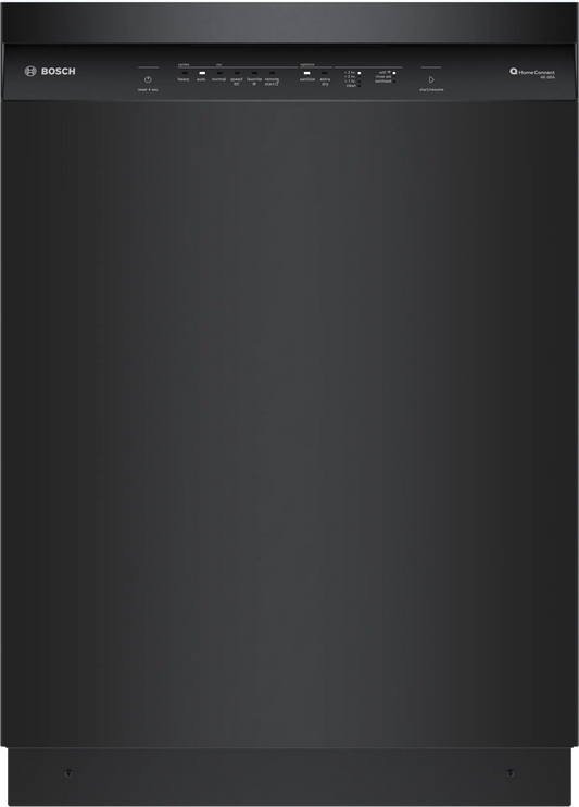Bosch SHE41CM6N - 100 Series, Dishwasher, 24'', Black