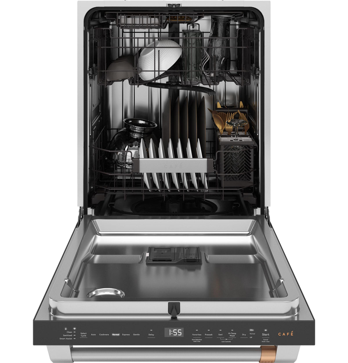 Cafe CDT828P2VS1 - CAFÉ™ CustomFit ENERGY STAR Stainless Interior Dishwasher with Ultra Wash & Dry, 42 dBA