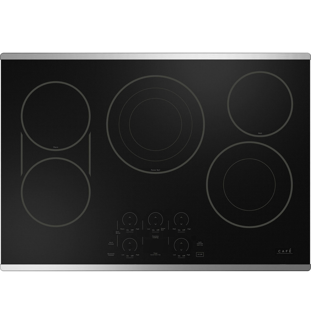 Cafe CEP90302TSS - CAFÉ™ 30" Touch-Control Electric Cooktop