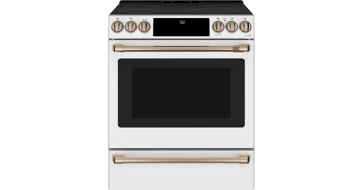 Cafe CES700P4MW2 - CAFÉ™ 30" Smart Slide-In, Front-Control, Radiant and Convection Range