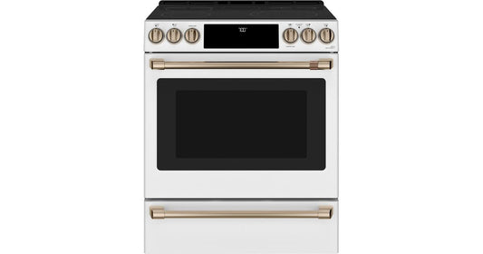 Cafe CES700P4MW2 - CAFÉ™ 30" Smart Slide-In, Front-Control, Radiant and Convection Range