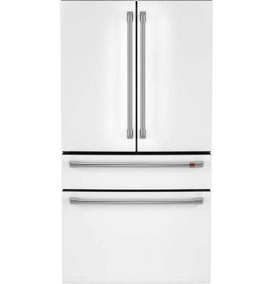Cafe CGE29DP4TW2 - CAFÉ™ ENERGY STAR® 28.7 Cu. Ft. Smart 4-Door French-Door Refrigerator With Dual-Dispense AutoFill Pitcher