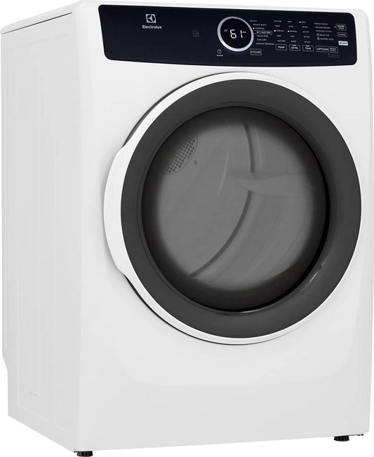 Electrolux ELFE7437AW - Front Load Perfect Steam™ Electric Dryer with Instant Refresh – 8.0 Cu. Ft.