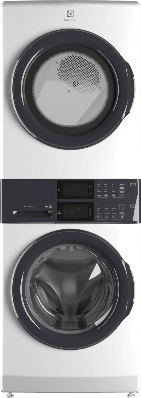 Electrolux ELTE7300AW - Laundry Tower Single Unit Front Load 4.4 Cu. Ft. Washer & 8 Cu. Ft. Electric Dryer