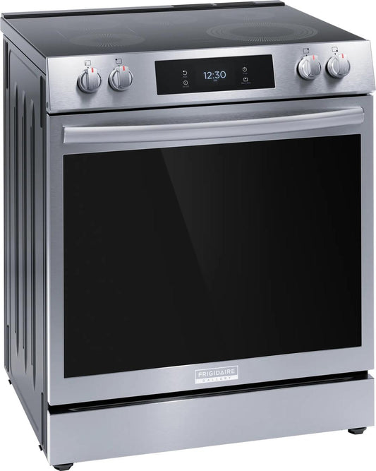 Frigidaire Gallery GCFE3060BF - 30" Front Control Electric Range with Total Convection