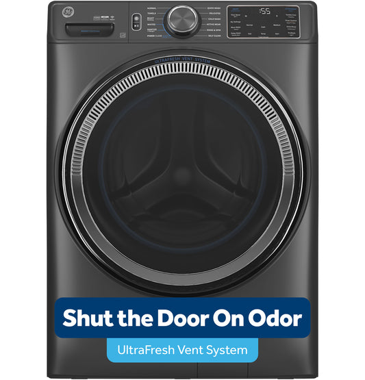 GE GFW655SPVDS - GE® ENERGY STAR® 5.0 cu. ft. Capacity Smart Front Load Steam Washer with SmartDispense™ UltraFresh Vent System with OdorBlock™ and Steam