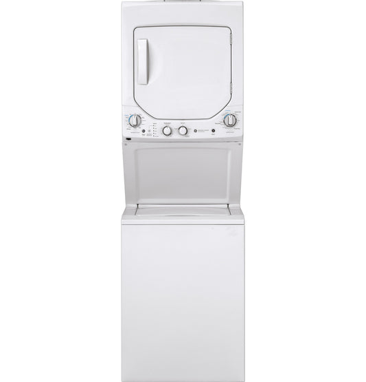 GE GUD24ESSMWW - GE Unitized Spacemaker® 2.3 cu. ft. Capacity Washer with Stainless Steel Basket and 4.4 cu. ft. Capacity Electric Dryer