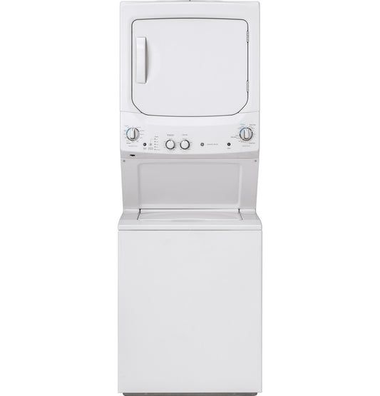GE GUD27ESSMWW - GE Unitized Spacemaker® 3.8 cu. ft. Capacity Washer with Stainless Steel Basket and 5.9 cu. ft. Capacity Electric Dryer