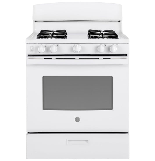 GE JGBS30DEKWW - GE® 30" Free-Standing Gas Range