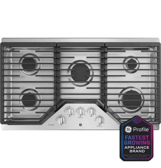 GE Profile PGP7036SLSS - GE Profile™ 36" Built-In Gas Cooktop with Five Burners