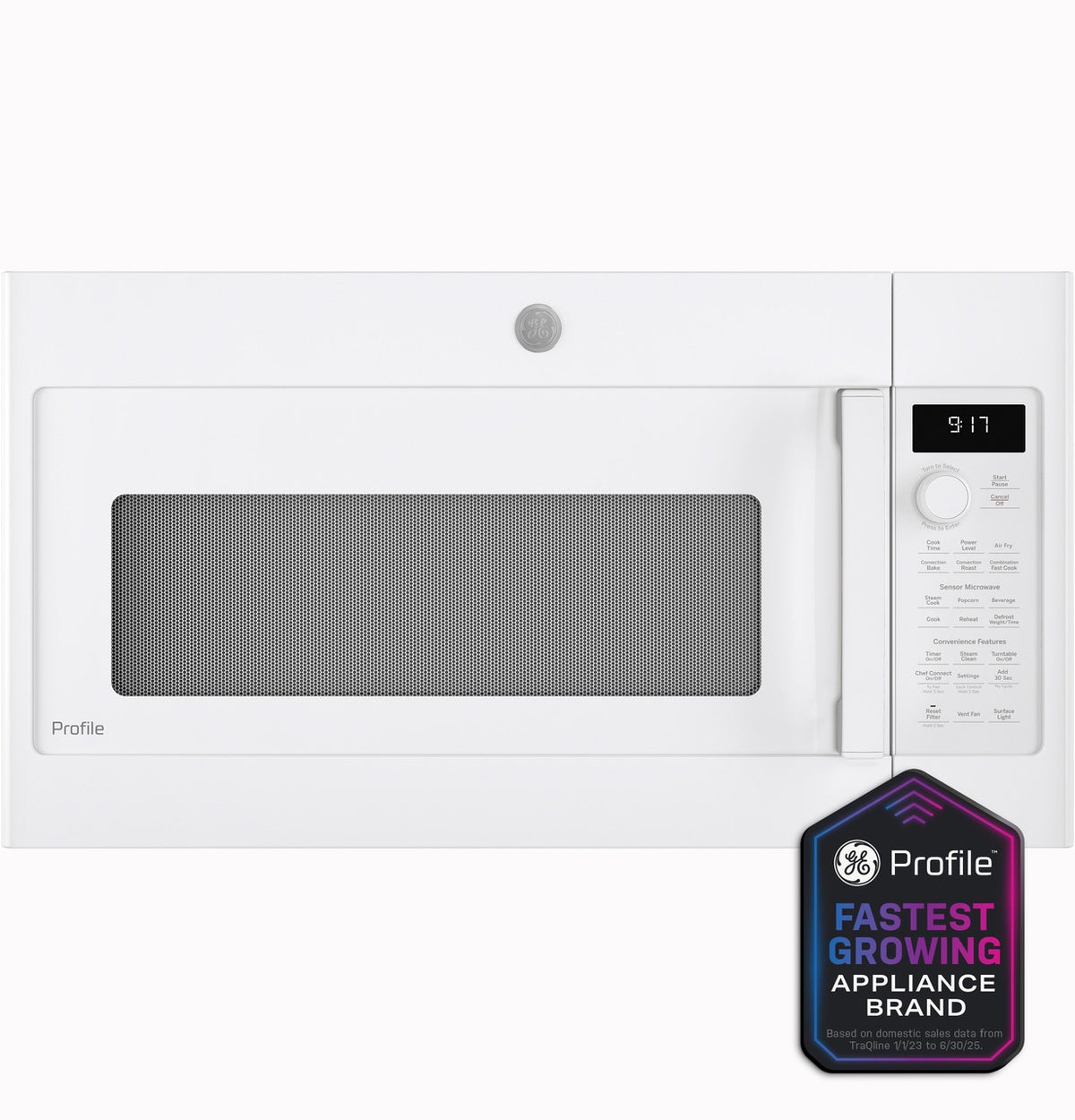 GE Profile PVM9179DRWW - GE Profile™ 1.7 Cu. Ft. Convection Over-the-Range Microwave Oven