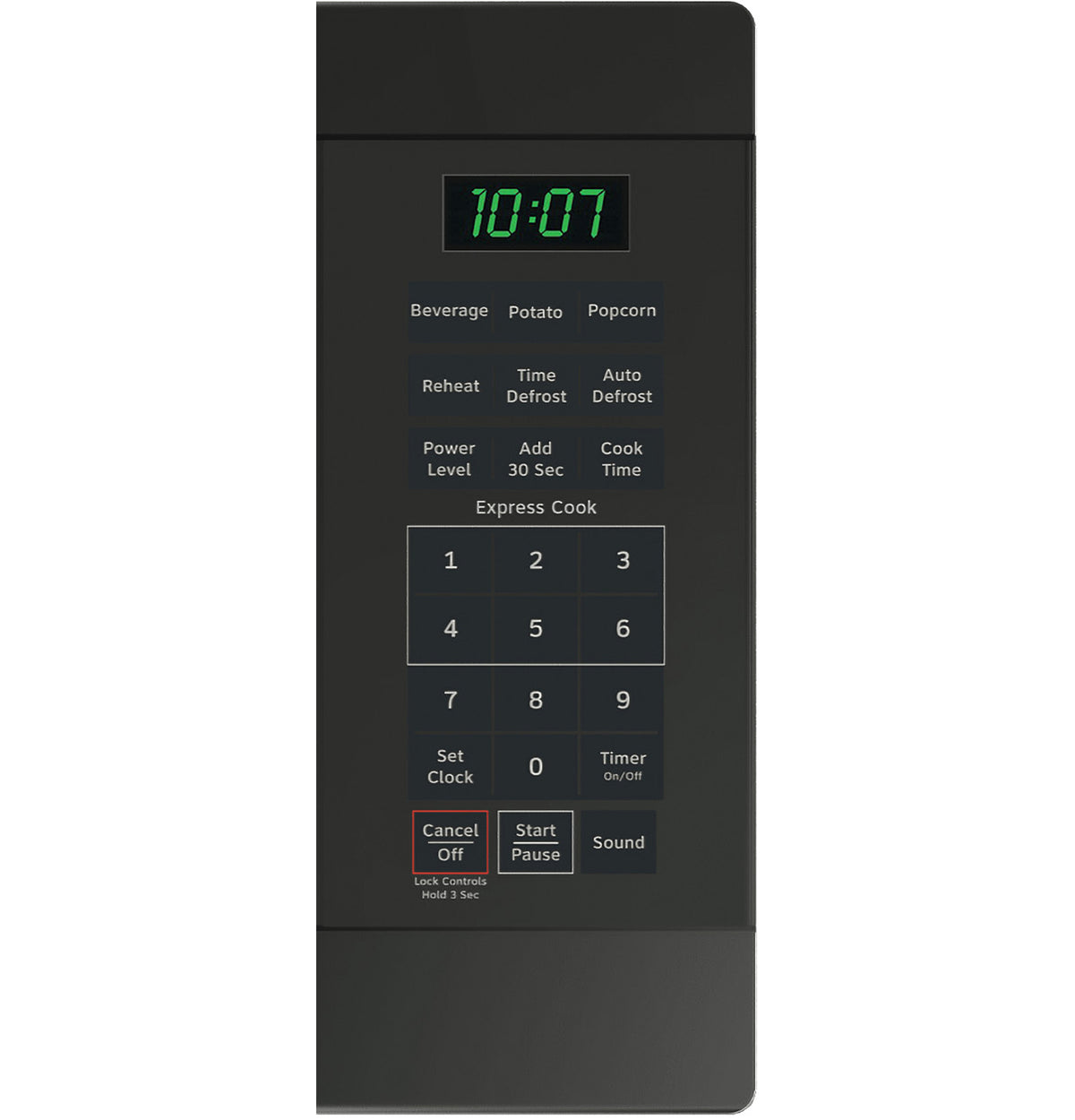 Hotpoint RES1072DTBB - Hotpoint® 0.7 Cu. Ft. Capacity Countertop Microwave Oven