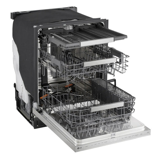 LG LDNPH654S - 24 Inch Smart Top Control FlushFit Design Dishwasher with 1-Hour Wash & Dry, QuadWash Pro, TrueSteam and Dynamic Heat Dry