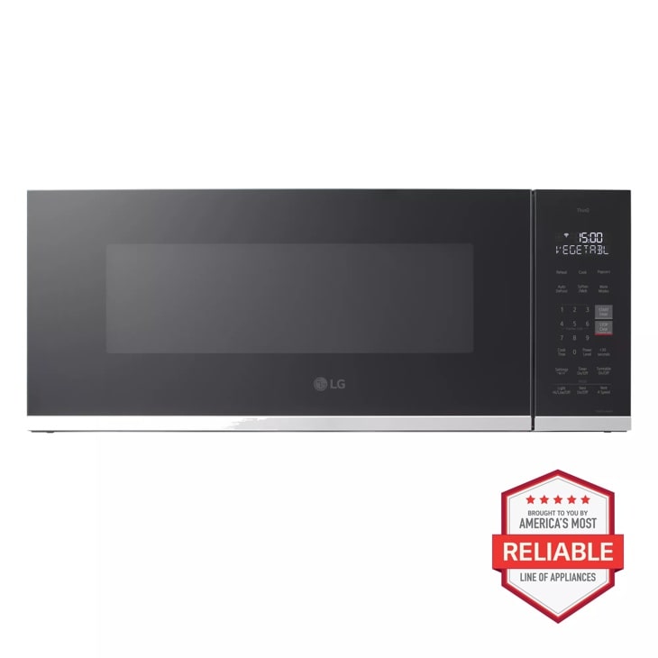 LG MVEF1323F - 1.3 cu. ft. Smart Low Profile Over-the-Range Microwave Oven