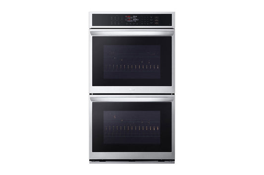 LG WDEP9423F - 9.4 cu. ft. Smart Double Wall Oven with Convection and Air Fry