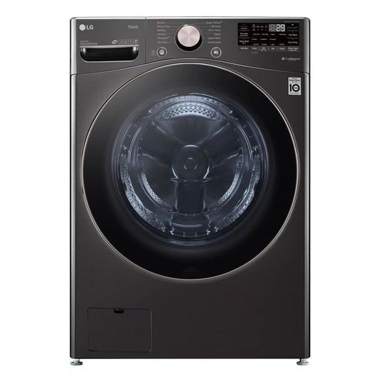LG WM4000HBA - 4.5 cu. ft. Ultra Large Capacity Front Load Washer - Black Steel