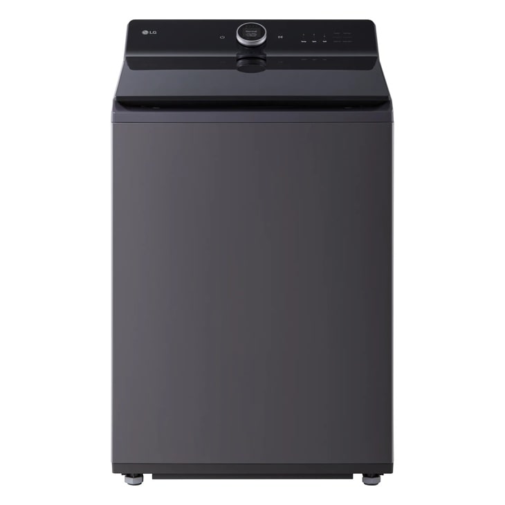 LG WT8600CB - 5.5 cu. ft. Mega Capacity Smart Top Load Washer with Impeller, EasyUnload, AI Sensing, ezDispense, Water Faucet & LCD Digital Dial Control