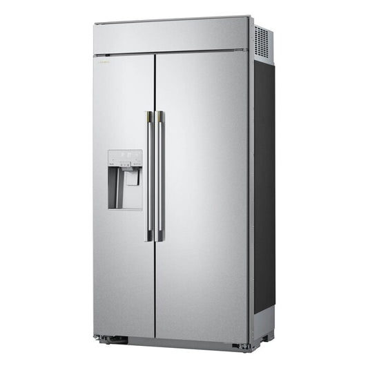 LG SIGNATURE US26WBB92S - LG SIGNATURE 26 cu. ft. Smart Side-by-Side Built-In Refrigerator with Ice & Water Dispenser