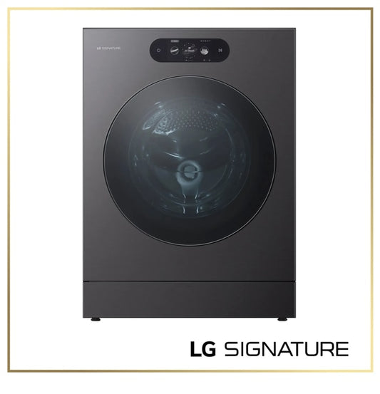 LG SIGNATURE WM9901HBA - LG SIGNATURE 5.8 cu. ft. Mega Capacity Smart Front Load Washer with Built-In Intelligence, TurboWash 360, ezDispense and Touch LCD Control