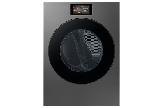 Samsung DV90F53AES - 7.6 cu. ft. Bespoke AI Ultra Capacity Front Load Electric Dryer with AI Home and AI OptiDry+ in Dark Steel