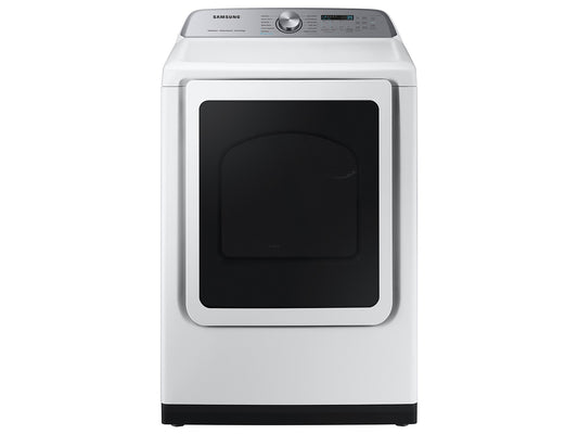 Samsung DVE52A5500W - 7.4 cu. ft. Smart Electric Dryer with Steam Sanitize+ in White
