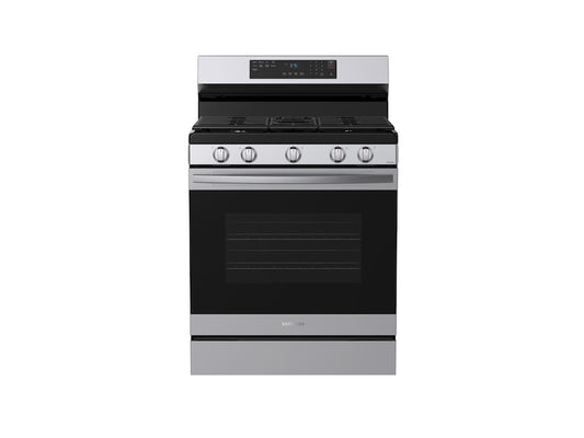 Samsung NX60A6511SS - 6.0 cu. ft. Smart Freestanding Gas Range with No-Preheat Air Fry & Convection in Stainless Steel