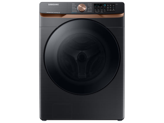 Samsung WF50BG8300AV - 5.0 cu. ft. Extra Large Capacity Smart Front Load Washer with Super Speed Wash and Steam in Brushed Black