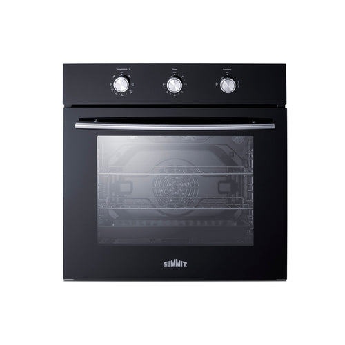 Summit SGW241BK - 24" Wide Gas Wall Oven