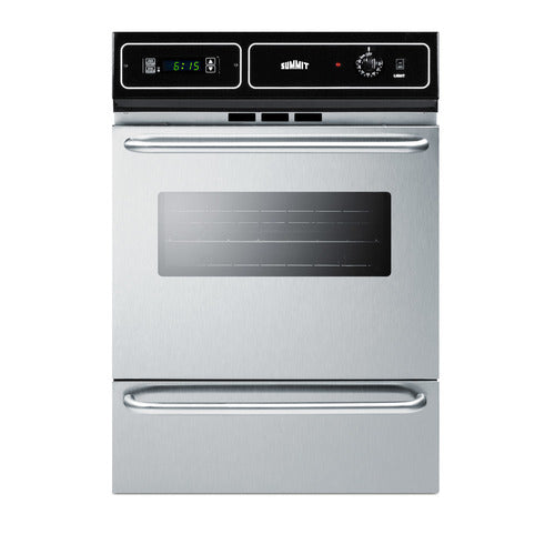 Summit TTM7212BKW - 24" Wide Gas Wall Oven