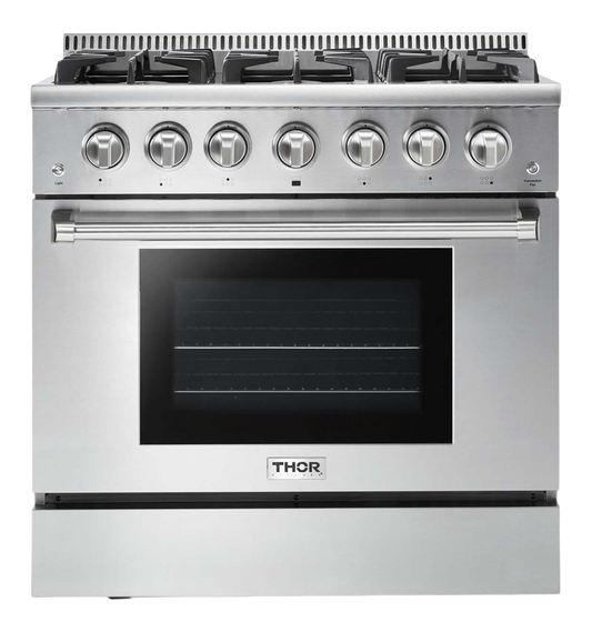 Thor HRG3618U - 36" Professional Gas Range