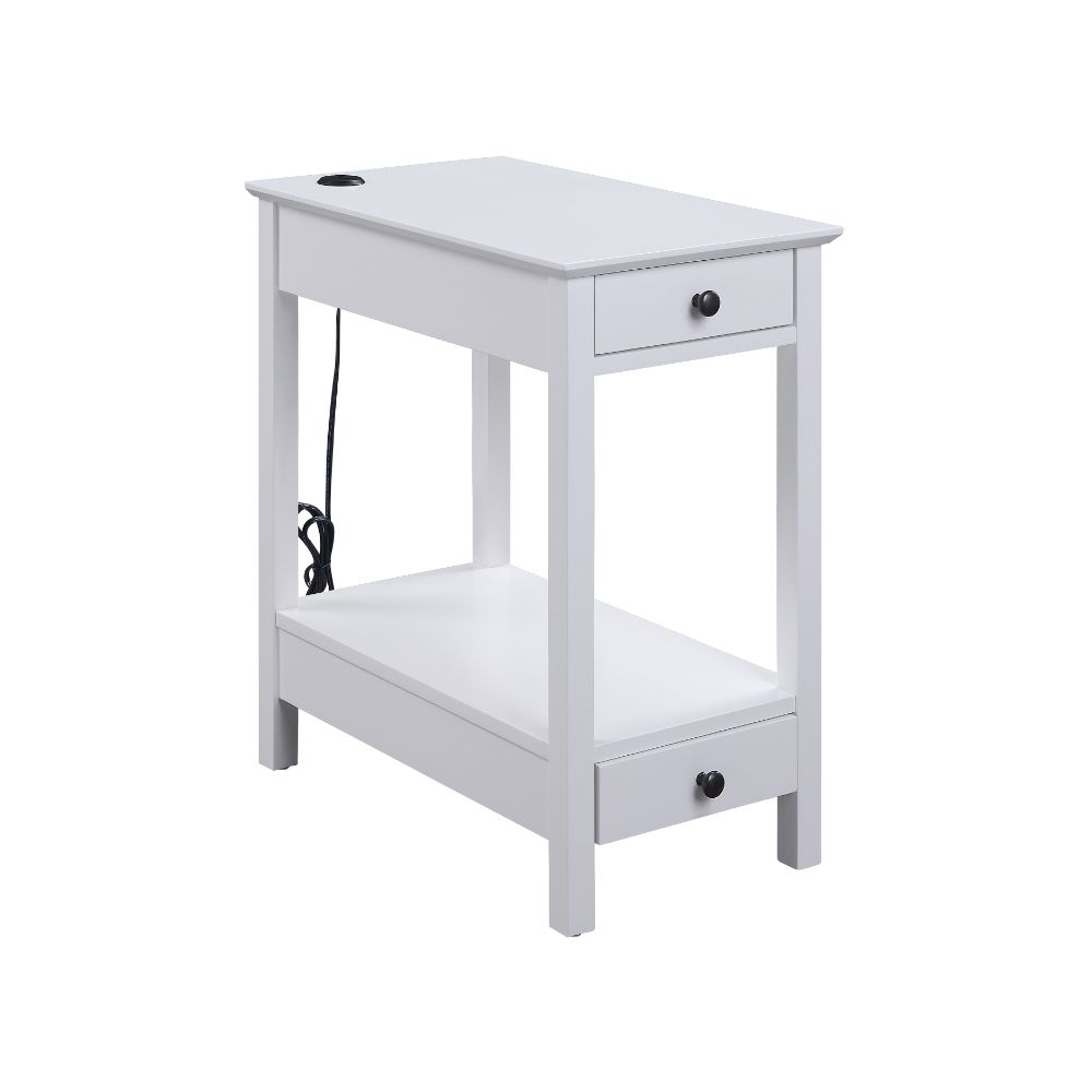 Byzad Accent Table w/USB Port