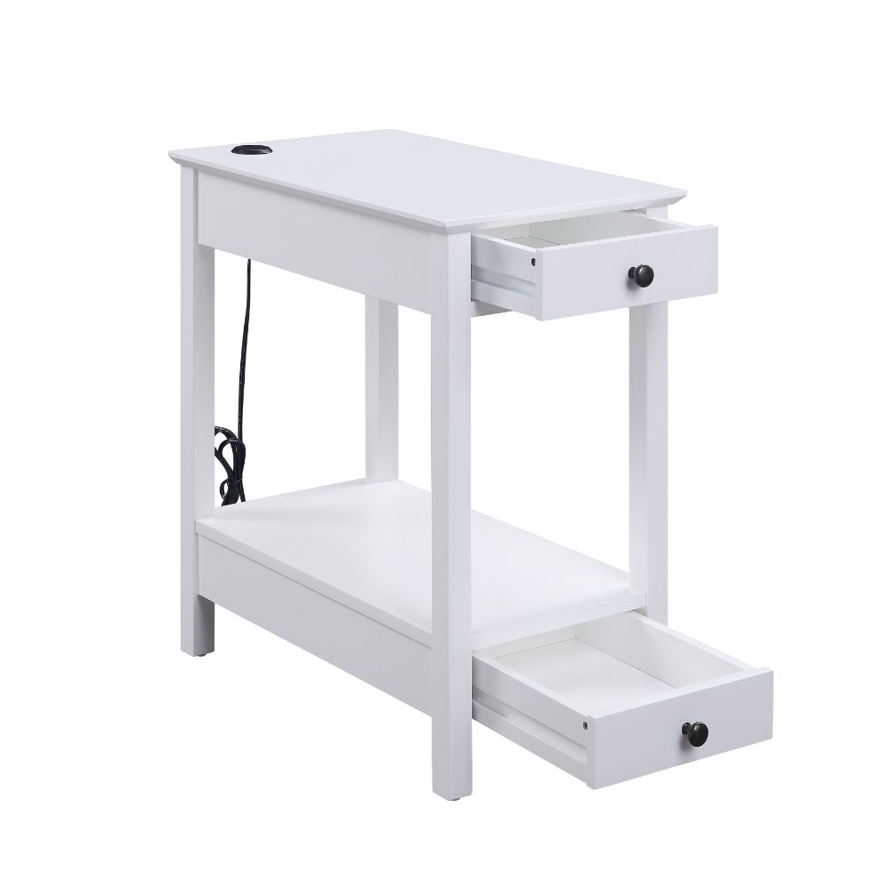 Byzad Accent Table w/USB Port