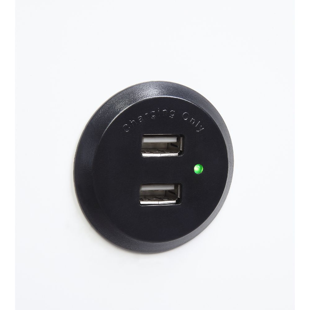 Byzad Accent Table w/USB Port
