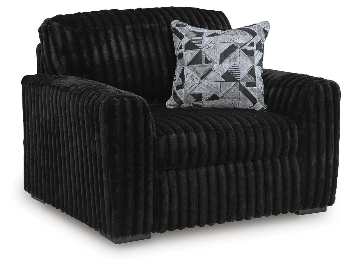 Midnight-Madness Oversized Chair