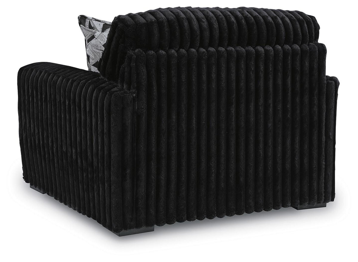 Midnight-Madness Sofa, Loveseat and Oversized Chair