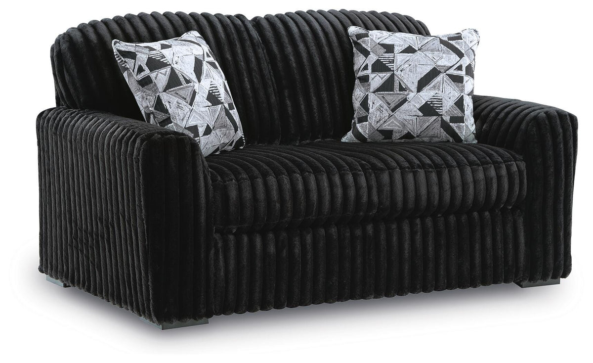 Midnight-Madness Sofa and Loveseat
