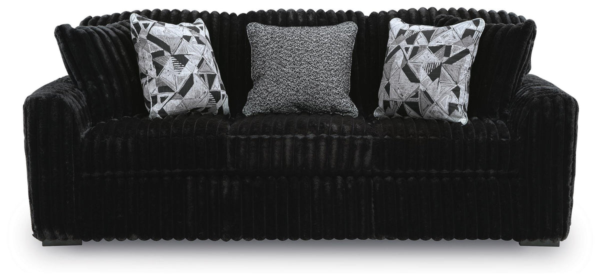 Midnight-Madness Sofa and Loveseat