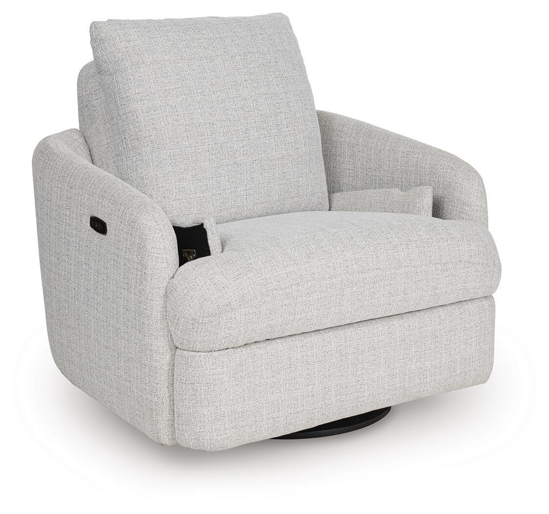 Alainmont Next-Gen Nuvella Swivel Power Recliner